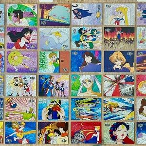1997 Complete Sailor Moon Prismatic Trading Card Set – Vintage Anime Collectible